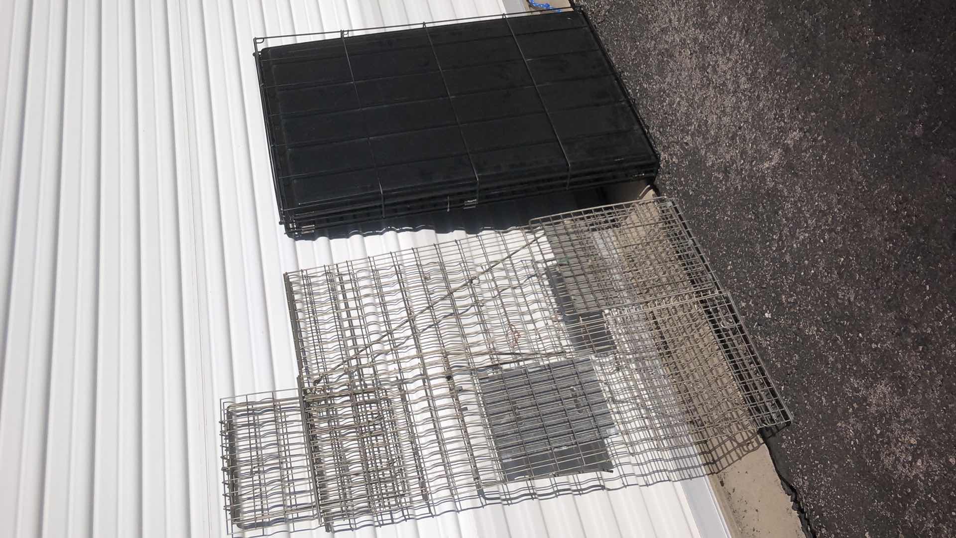 Photo 1 of 2 LARGE ANIMAL CRATES