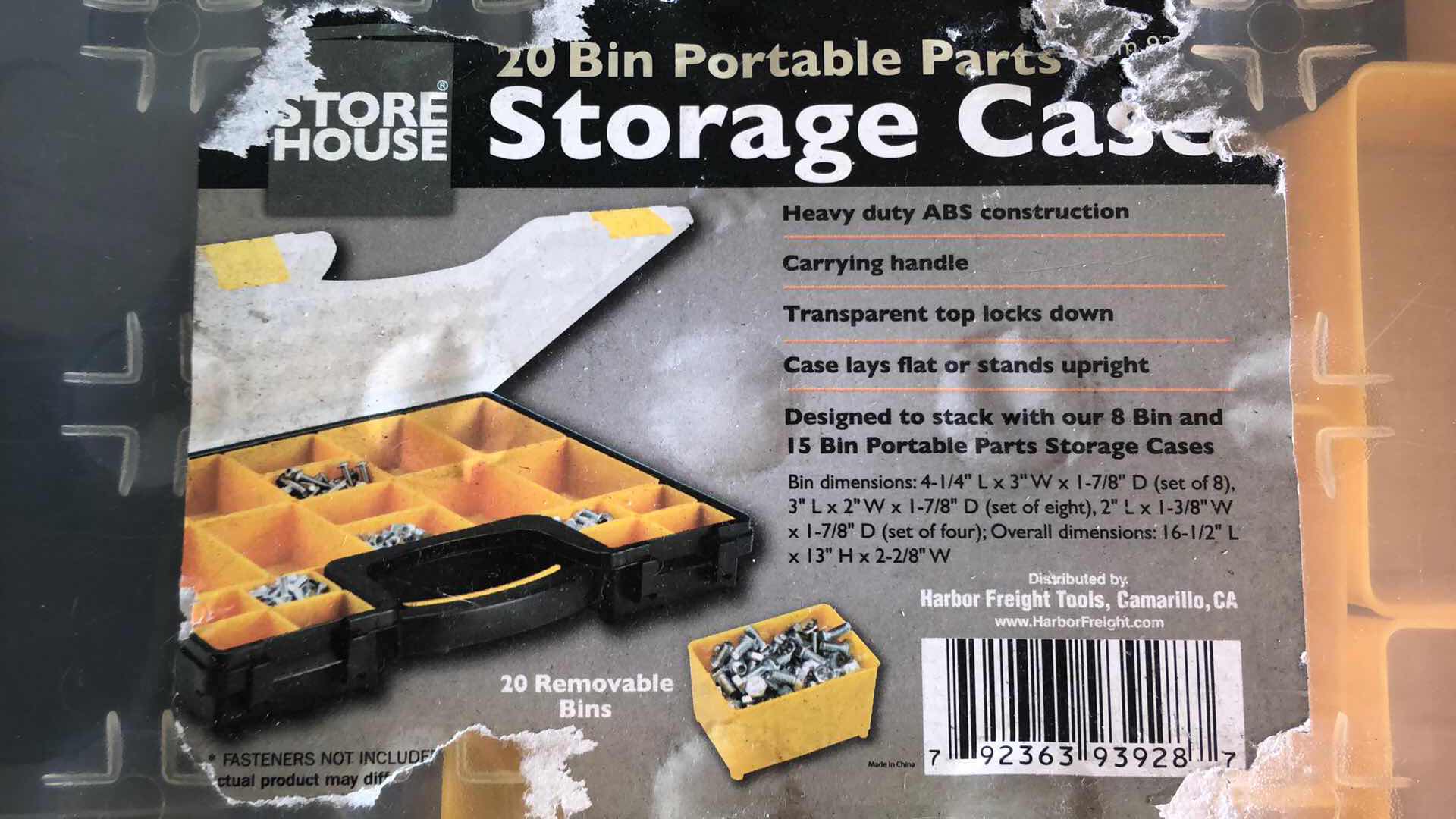 Photo 5 of STORE HOUSE 20 BIN PORTABLE STORAGE CASES (4)