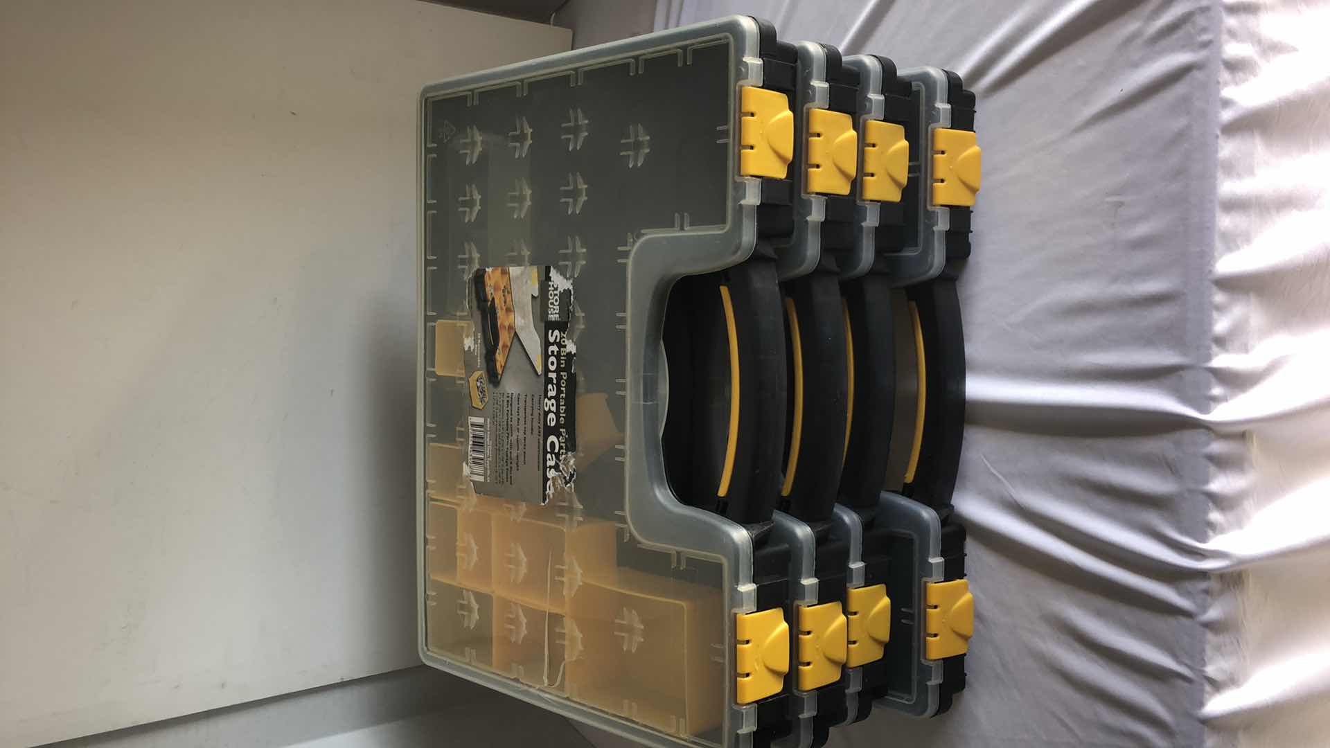 Photo 1 of STORE HOUSE 20 BIN PORTABLE STORAGE CASES (4)