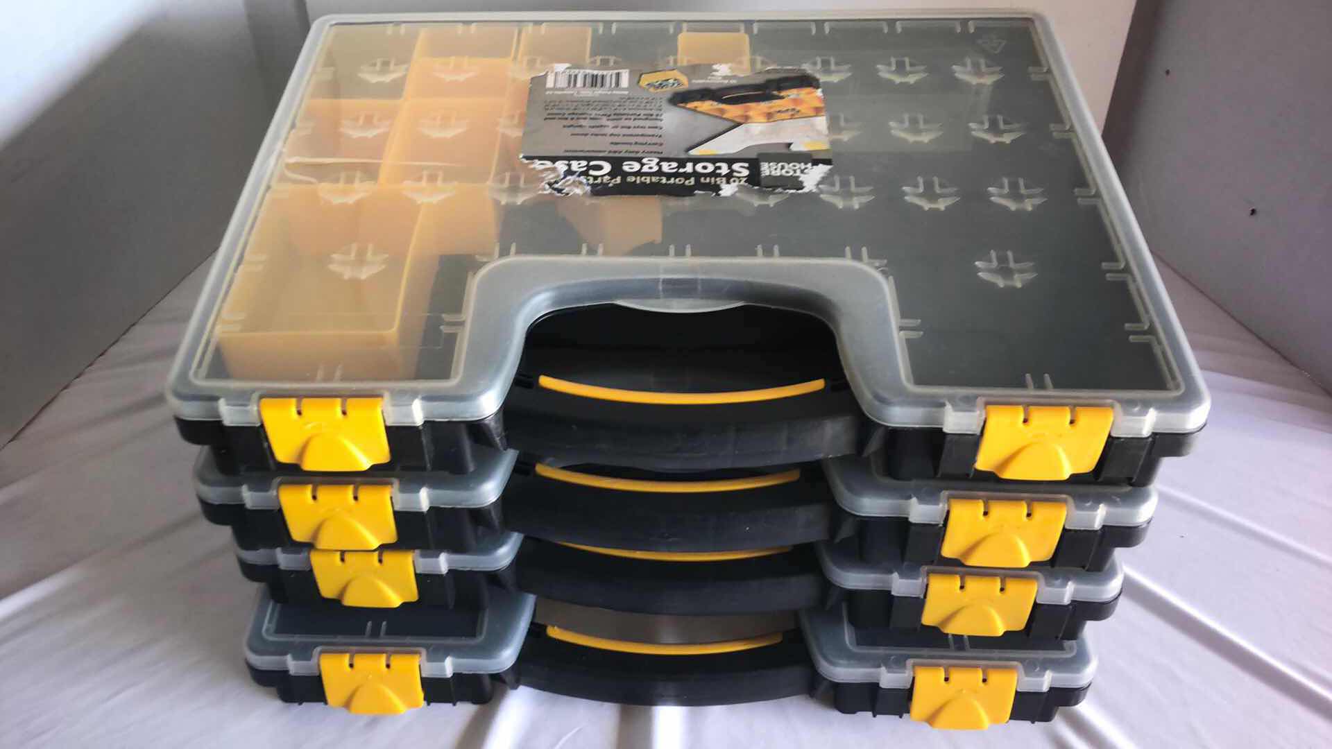 Photo 2 of STORE HOUSE 20 BIN PORTABLE STORAGE CASES (4)