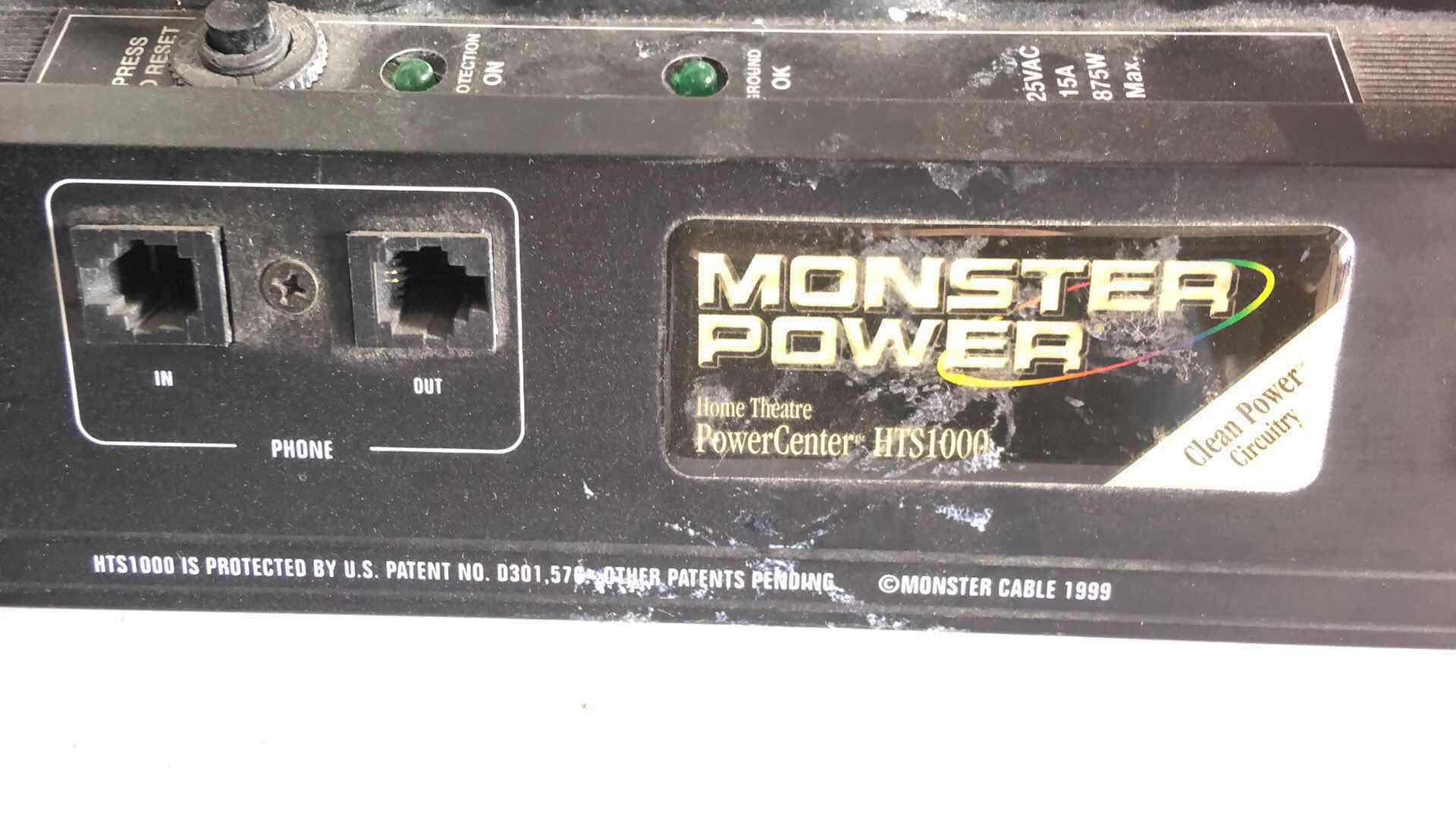 Photo 1 of MONSTER POWER HOME THEATER POWER CENTER HTS1000