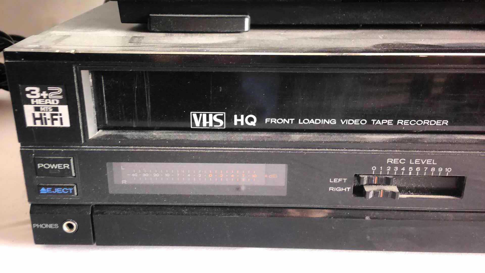 Photo 1 of SONY DVD CD VIDEO PLAYER, TOSHIBA 4 HEAD HIFI VHS PLAYER AND HITACHI 3+2 HEAD HIFI VHS PLAYER W REMOTES (3)