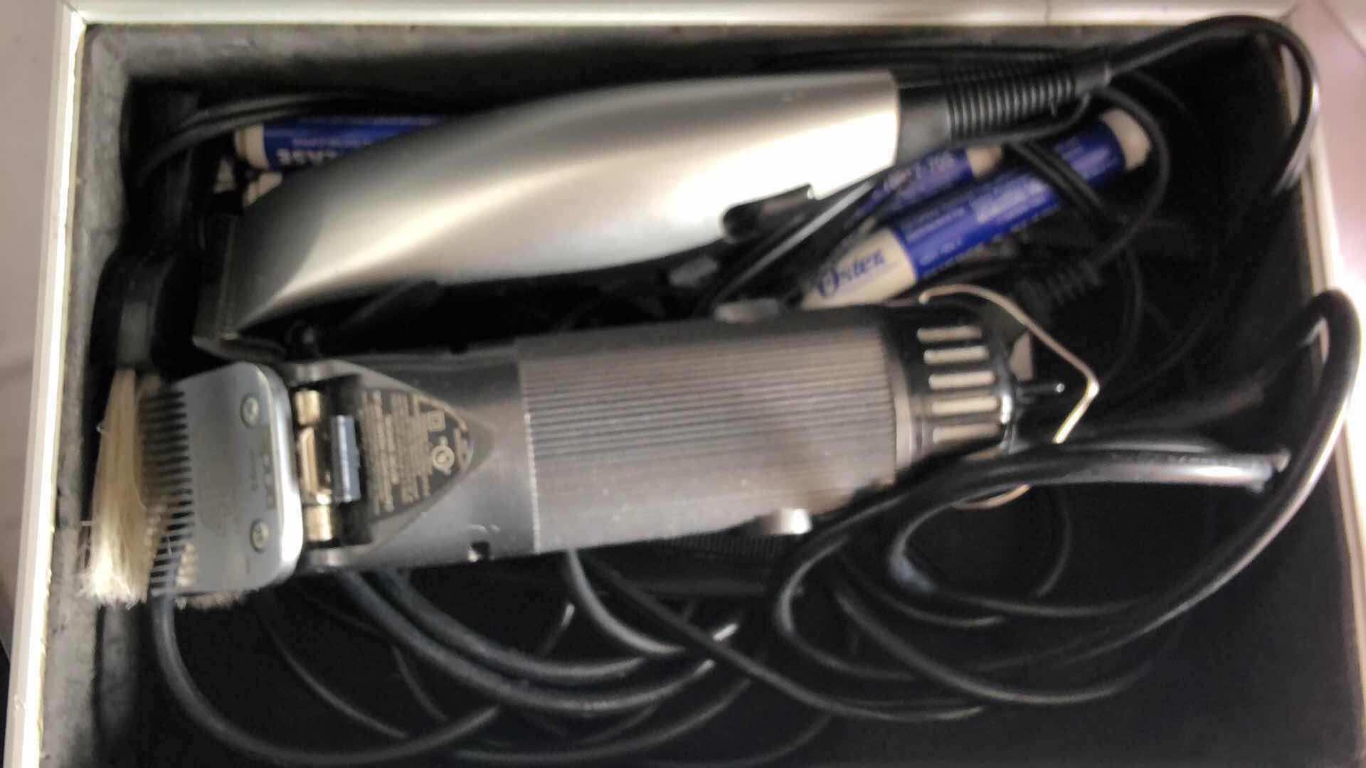 Photo 4 of BOXES WITH 4 ASSORTED PROFESSIONAL HAIR CLIPPERS W BRUSHES AND GREASE