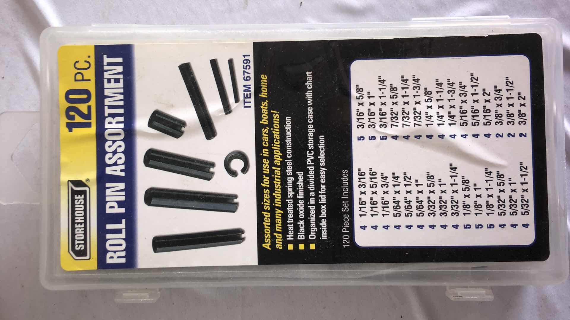 Photo 1 of 3 ASSORTED DIE AND TAP SETS WITH BOX OF STOREHOUSE ROLL PINS