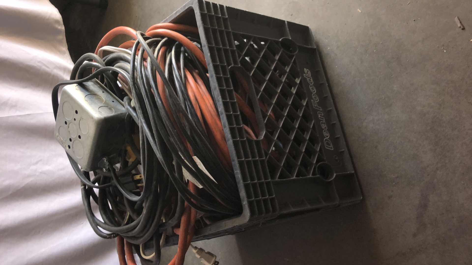 Photo 1 of CRATE OF ASSORTED EXTENSION CABLES
