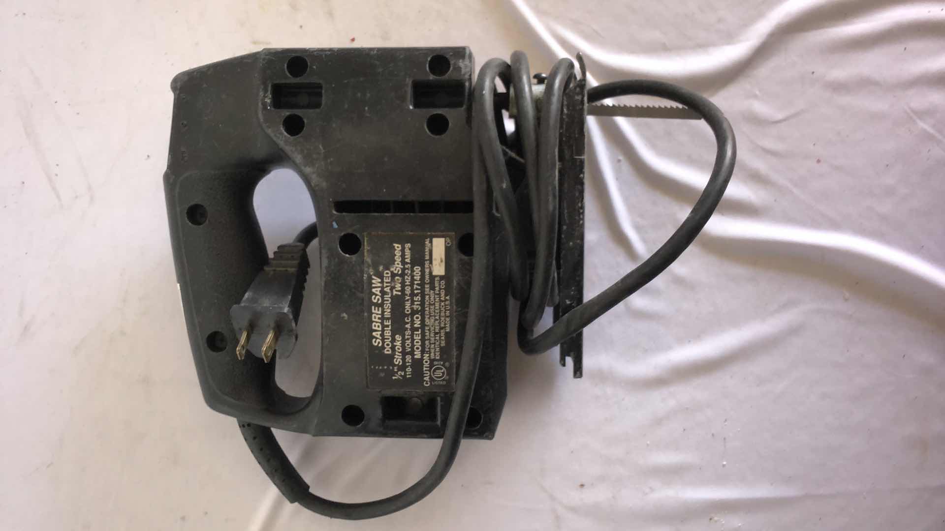 Photo 1 of SEARS CRAFTSMAN 1/6 HP SABRE SAW