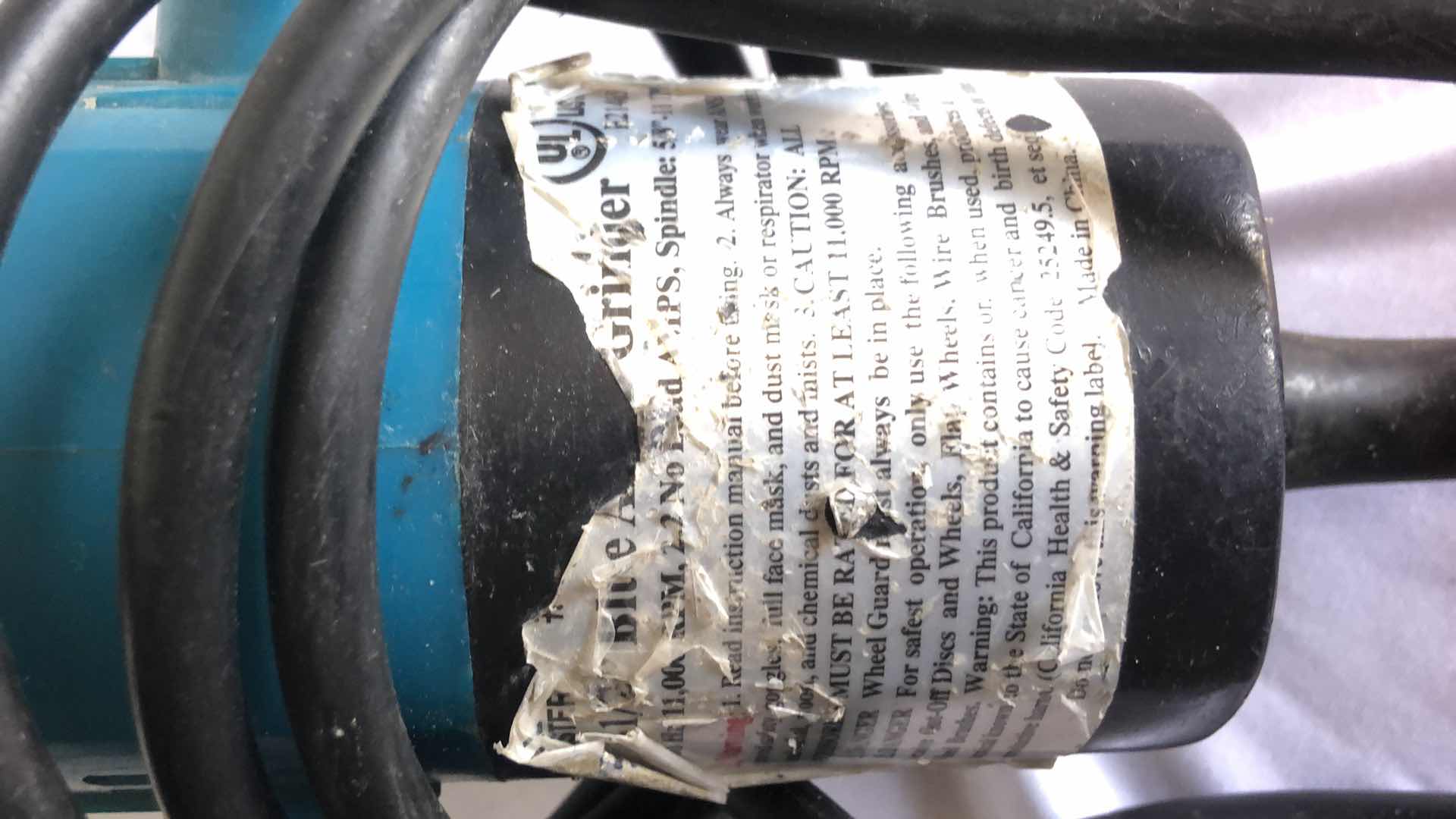 Photo 1 of DRILL MASTER 4.5” ANGLE GRINDER