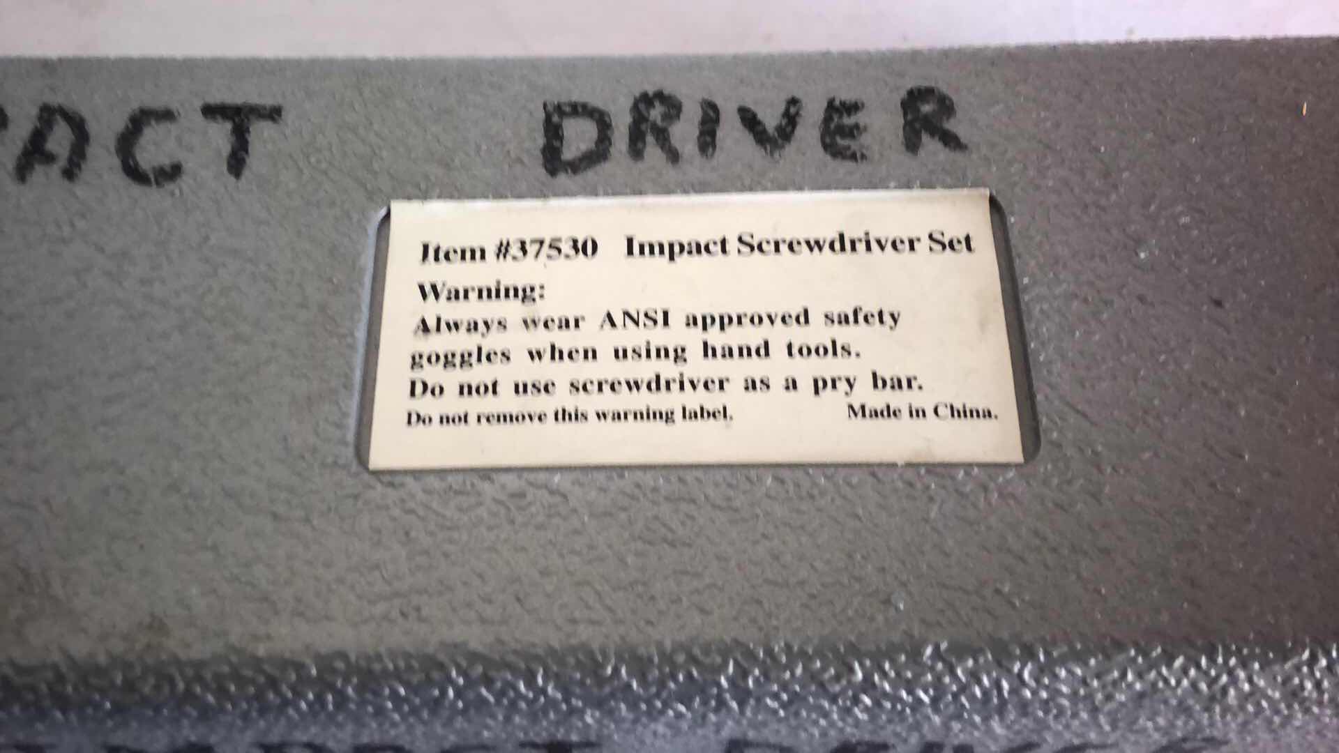 Photo 1 of IMPACT DRIVER WITH SOME ATTACHMENTS