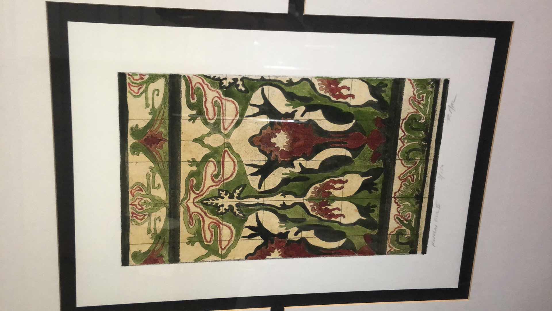 Photo 3 of LARGE HOME DECOR FRAMED PAINTING BY P MAC 3/150 34.5” X 28.5”