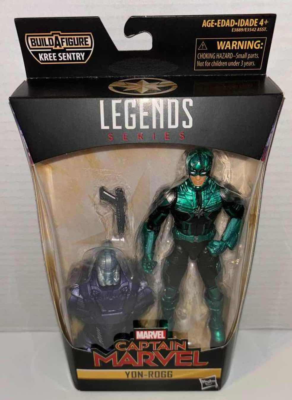 Photo 1 of NEW HASBRO MARVEL LEGEND SERIES CAPTAIN MARVEL ACTION FIGURE & ACCESSORIES, “YON-ROGG”