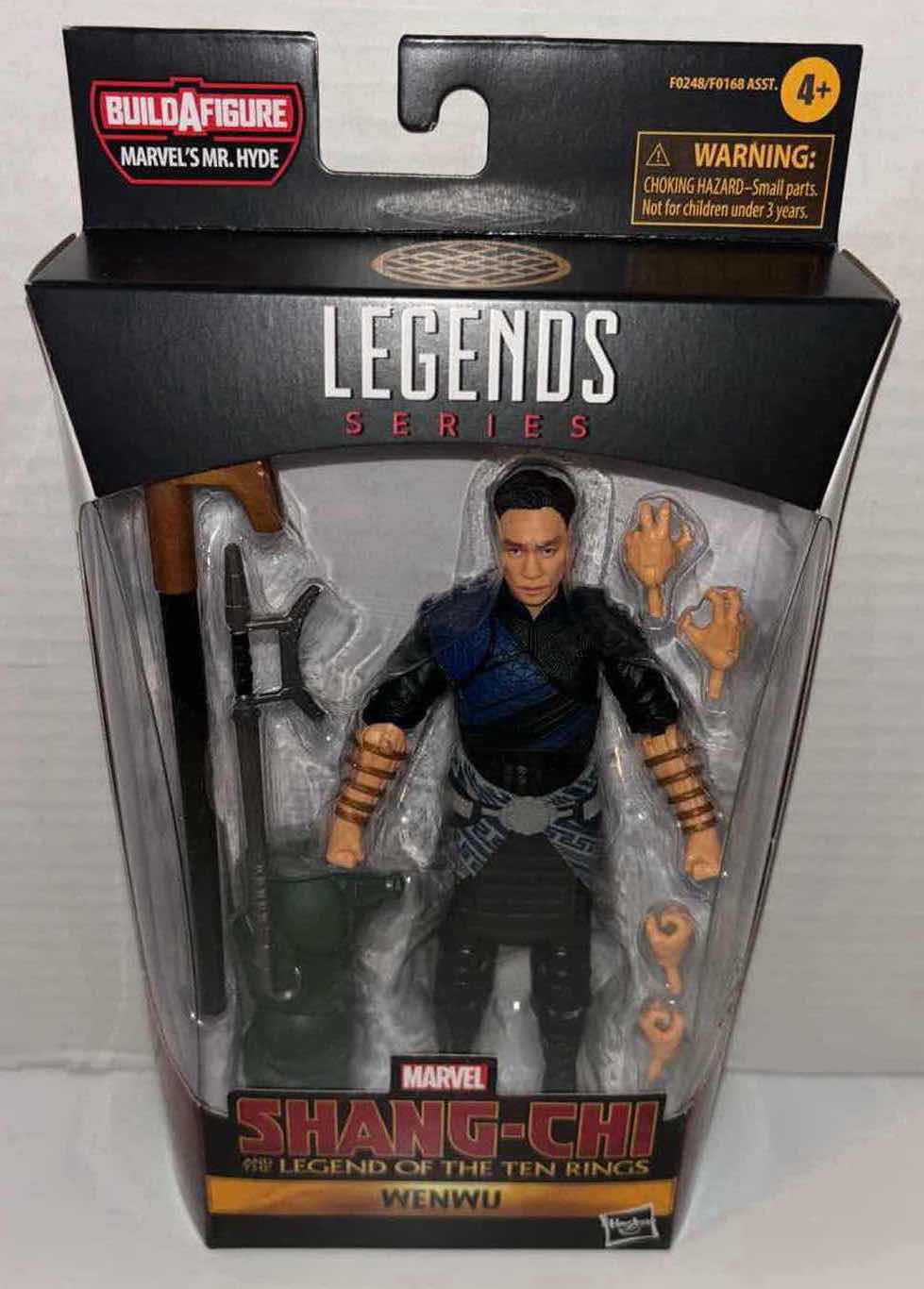 Photo 2 of NEW HASBRO MARVEL LEGEND SERIES SHANG-CHI & THE LEGEND OF THE TEN RINGS ACTION FIGURE & ACCESSORIES, “WENWU”