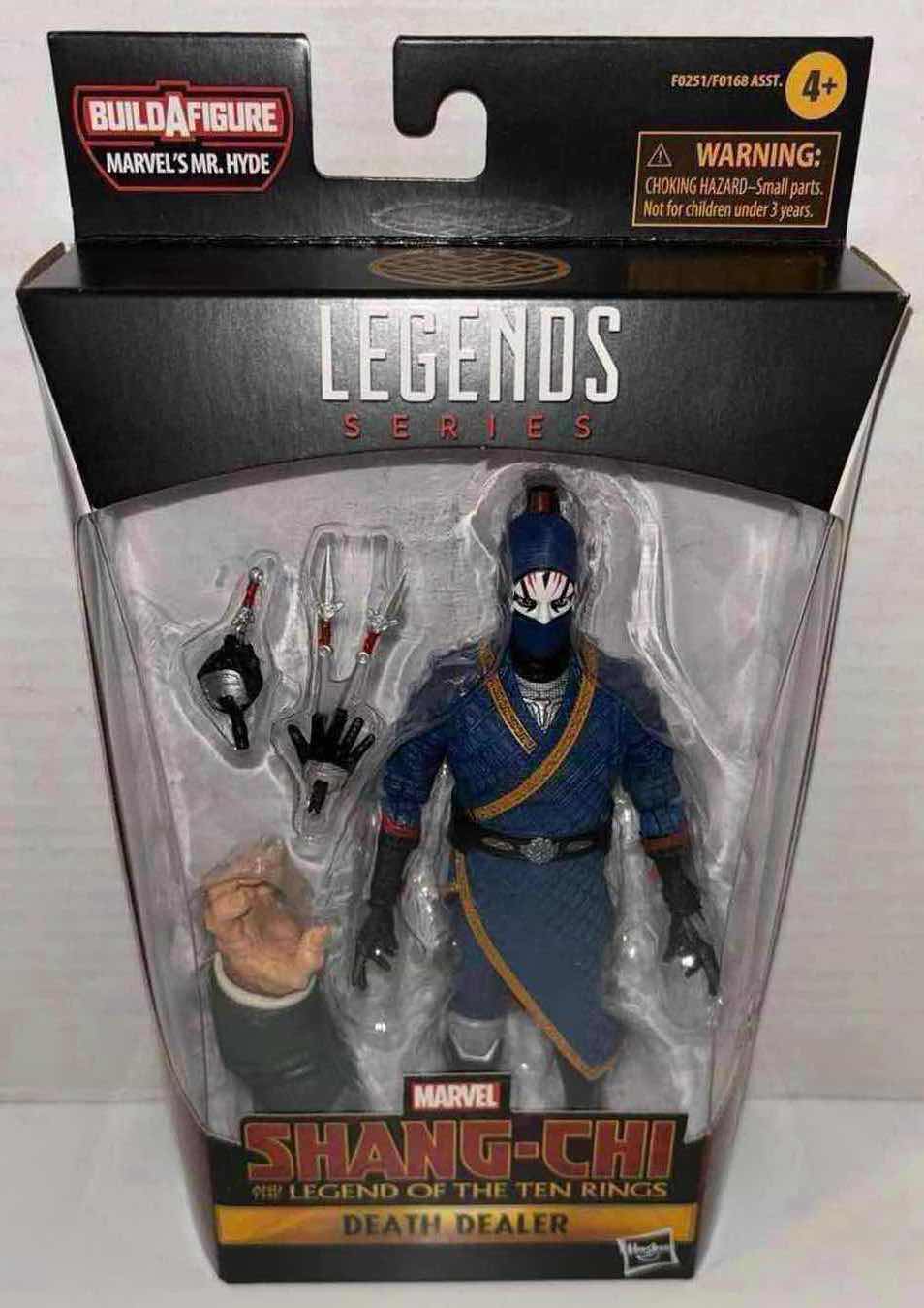 Photo 1 of NEW HASBRO MARVEL LEGEND SERIES SHANG-CHI & THE LEGEND OF THE TEN RINGS ACTION FIGURE & ACCESSORIES, “DEATH DEALER”