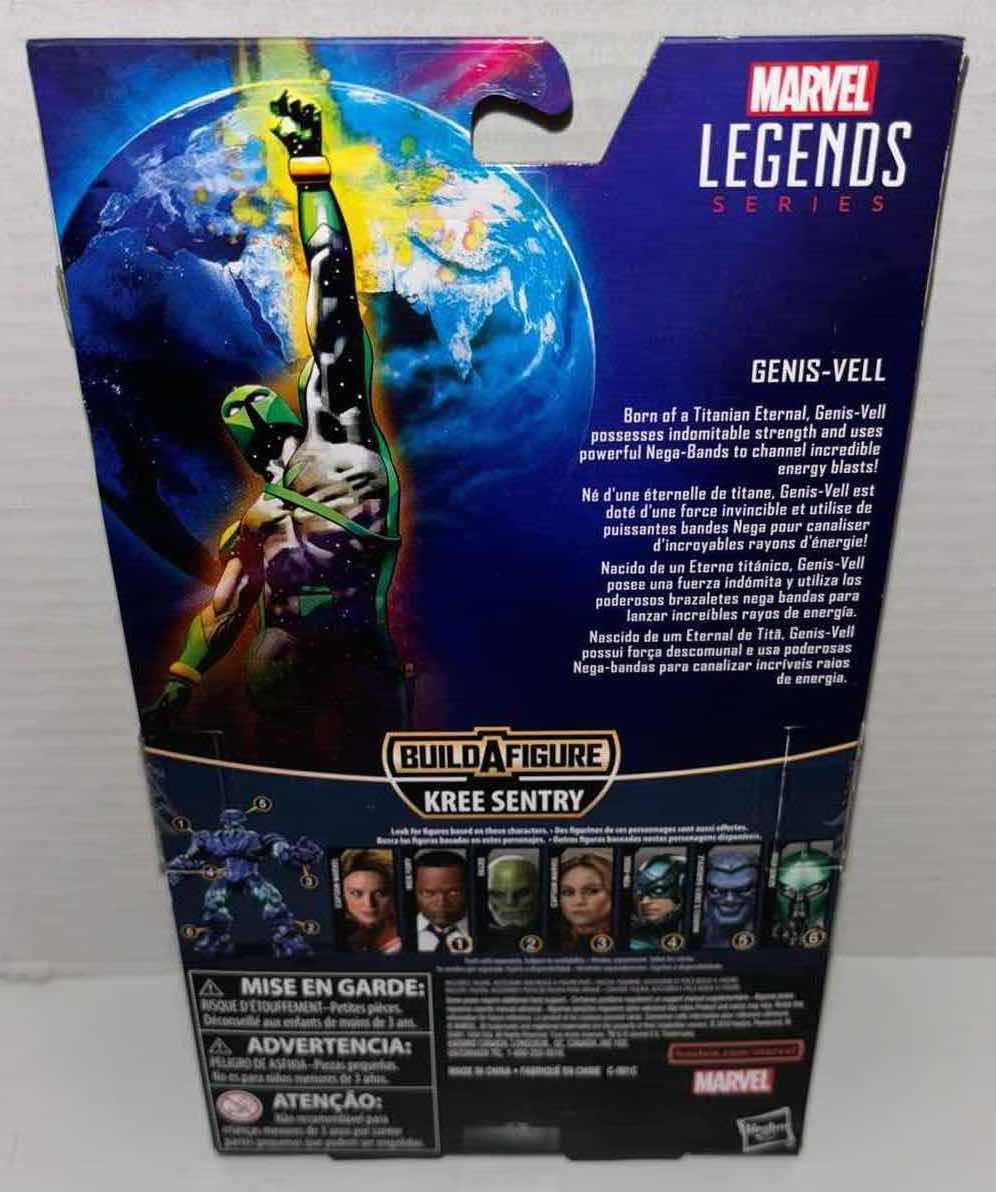 Photo 1 of NEW HASBRO MARVEL LEGEND SERIES ACTION FIGURE & ACCESSORIES, “GENIS-VELL”