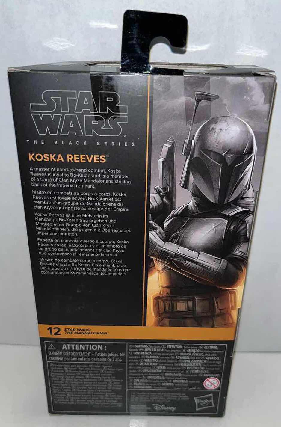 Photo 1 of NEW HASBRO STAR WARS THE BLACK SERIES, STAR WARS: MANDALORIAN “KOSKA REEVES”
