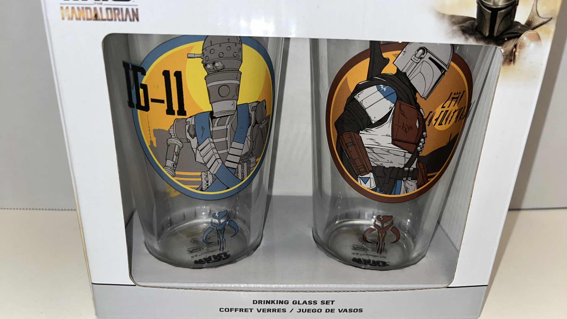 Photo 1 of NEW FUNKO STAR WARS THE MANDALORIAN DRINKING GLASS SET