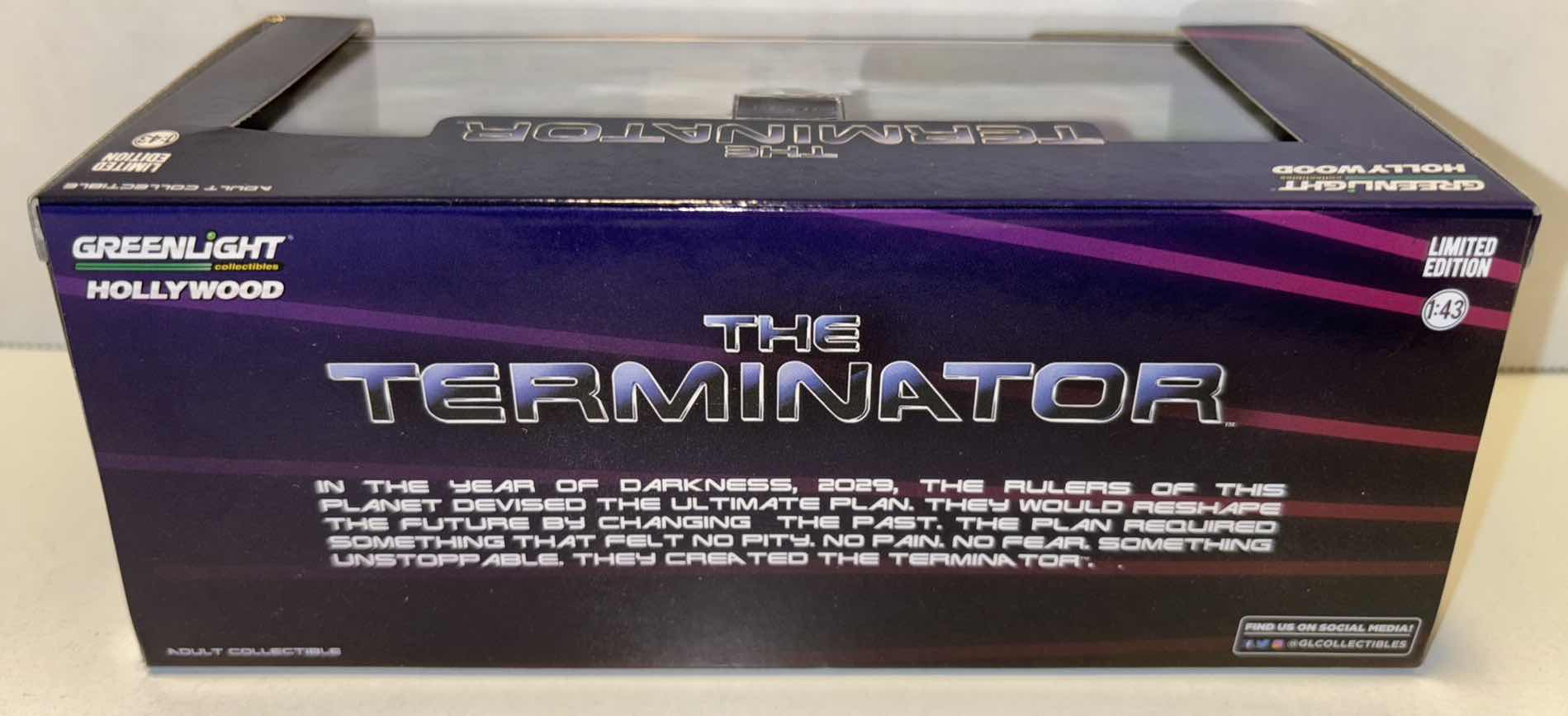 Photo 1 of NEW GREENLIGHT COLLECTIBLES HOLLYWOOD DIE-CAST CAR, THE TERMINATOR 1977 DODGE MONACO