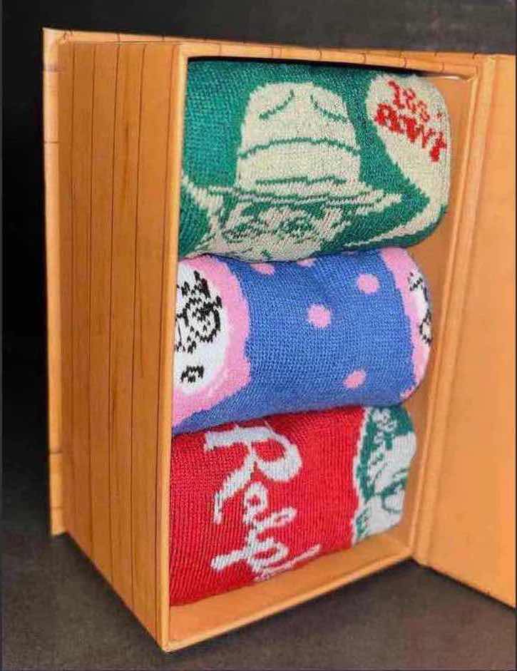 Photo 1 of NEW BIOWORLD “A CHRISTMAS STORY” 3-PACK CREW SOCKS FOR MEN, SIZE 8-12