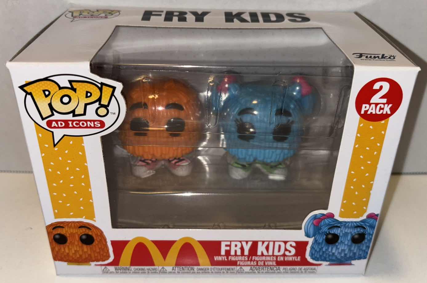 Photo 1 of NEW FUNKO POP! AD ICONS MCDONALD’S VINYL FIGURES 2 PACK “FRY KIDS”