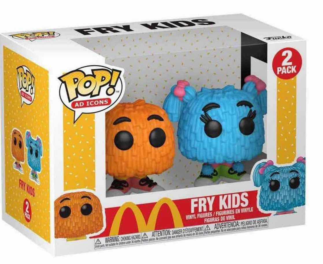 Photo 1 of NEW FUNKO POP! AD ICONS MCDONALD’S VINYL FIGURES 2 PACK “FRY KIDS”
