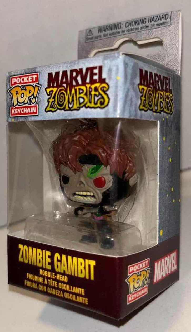 View 6 of NEW FUNKO POP! MARVEL ZOMBIES BOBBLEHEAD FIGURE, #788 ZOMBIE GAMBIT & ZOMBIE GAMBIT POCKET POP KEYCHAIN