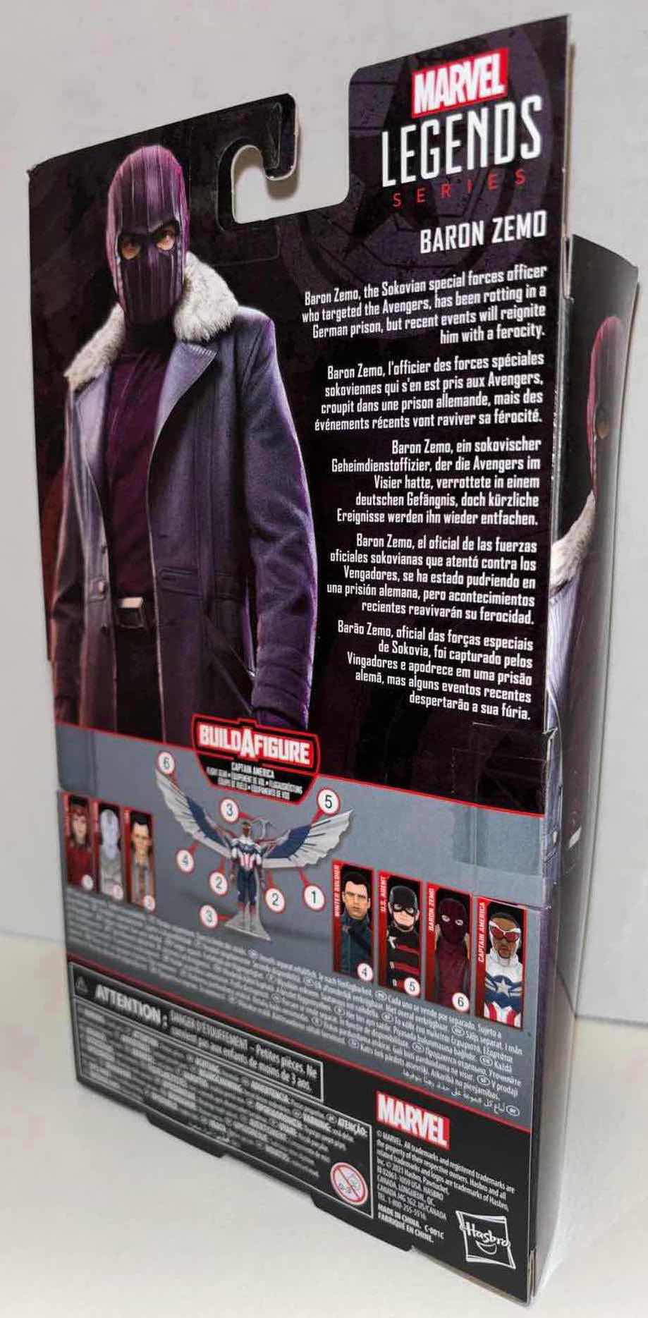 Photo 1 of NEW HASBRO MARVEL LEGENDS SERIES ACTION FIGURE & ACCESSORIES, THE FALCON & THE WINTER SOLDIER “BARON ZEMO”