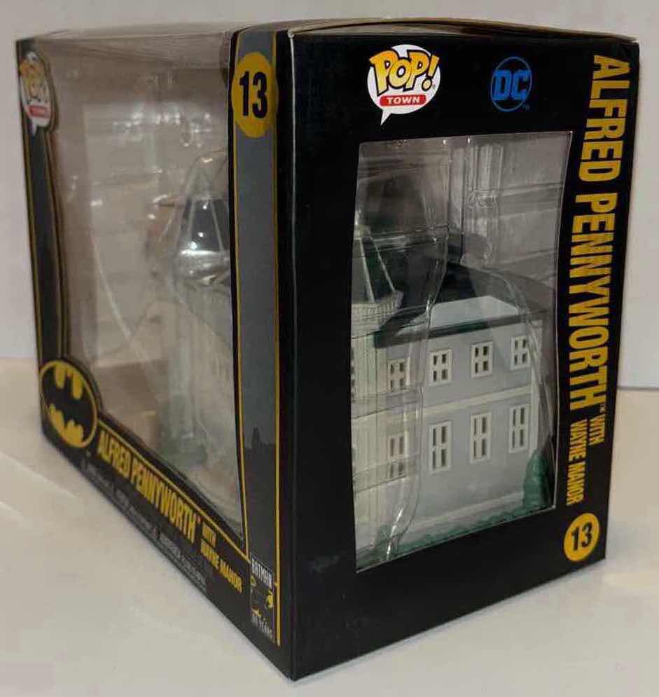 Photo 1 of NEW FUNKO POP! TOWN DC SUPER HEROES BATMAN 80 YEARS VINYL FIGURE, #13 ALFRED PENNYWORTH WITH WAYNE MANOR