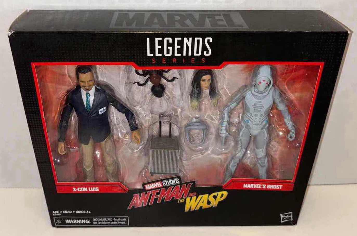 Photo 1 of NEW HASBRO MARVEL STUDIOS LEGENDS SERIES ACTION FIGURES & ACCESSORIES 2-PACK, ANT-MAN & THE WASP “X-CON LUIS” & “MARVEL’S GHOST”