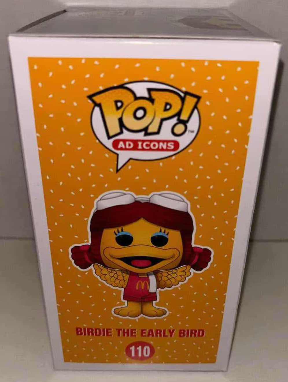 Photo 1 of NEW FUNKO POP! ICONS VINYL FIGURE, MCDONALDS #110 BIRDIE THE EARLY BIRD