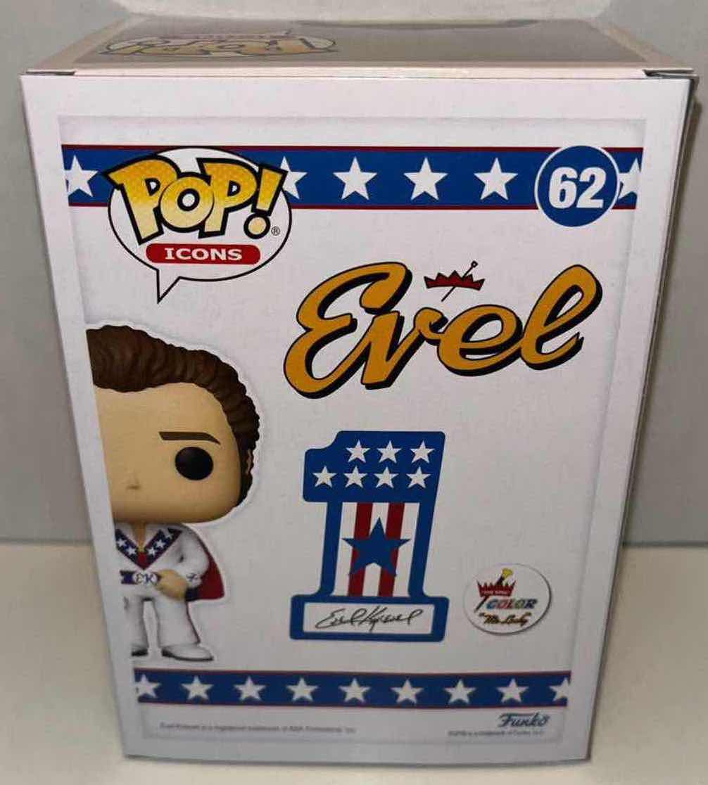 Photo 1 of NEW FUNKO POP! ICONS VINYL FIGURE, #62 EVEL KNIEVEL