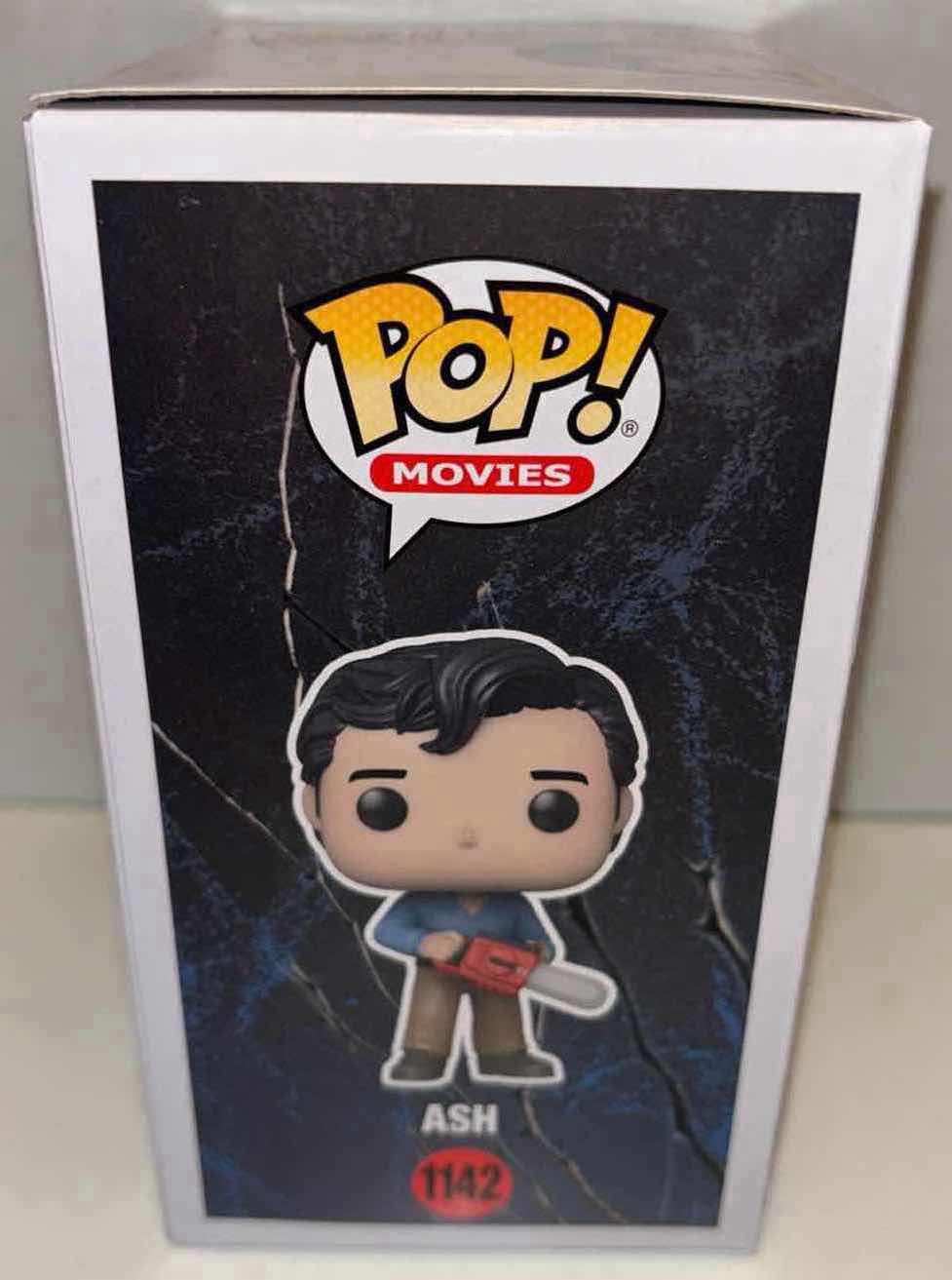 Photo 1 of NEW FUNKO POP! MOVIES VINYL FIGURE, THE EVIL DEAD 40TH ANNIVERSARY #1142 ASH W CHAINSAW