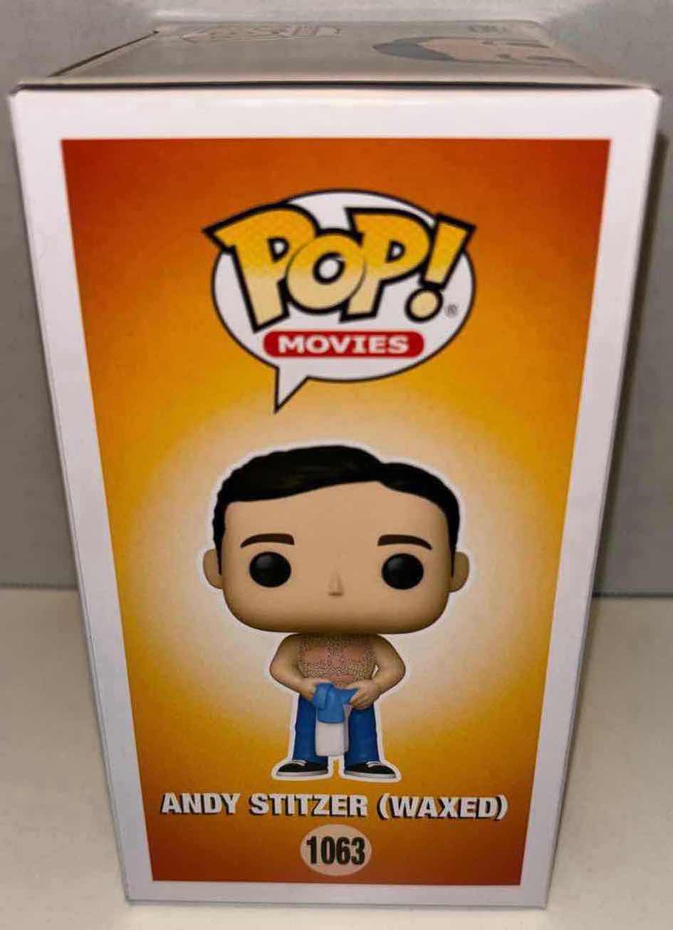 View 3 of NEW FUNKO POP! MOVIES VINYL FIGURE, THE 40 YEAR OLD VIRGIN #1063 ANDY STITZER (WAXED)