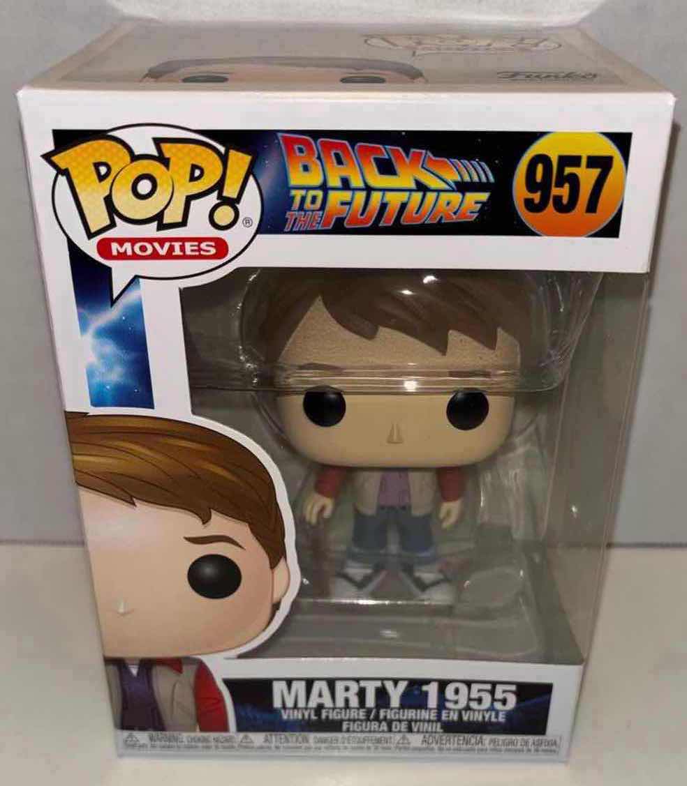 Photo 1 of NEW FUNKO POP! MOVIES VINYL FIGURE, BACK TO THE FUTURE #957 MARTY 1955