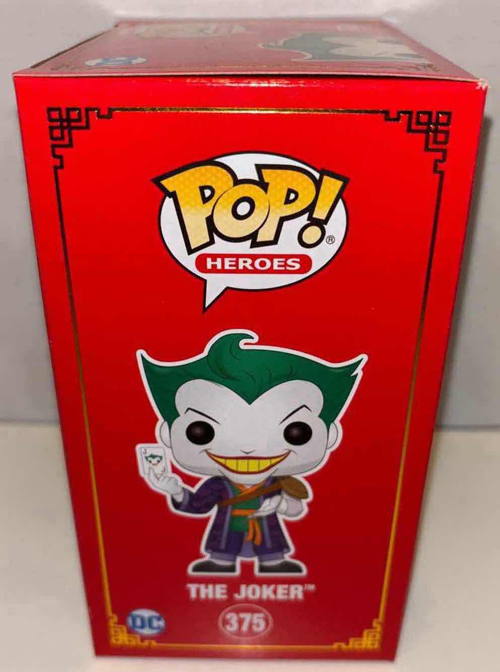 Photo 1 of NEW FUNKO POP! HEROES VINYL FIGURE, DC #375 THE JOKER