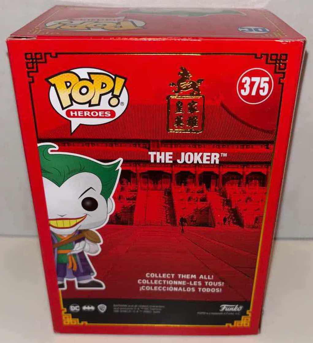 Photo 1 of NEW FUNKO POP! HEROES VINYL FIGURE, DC #375 THE JOKER