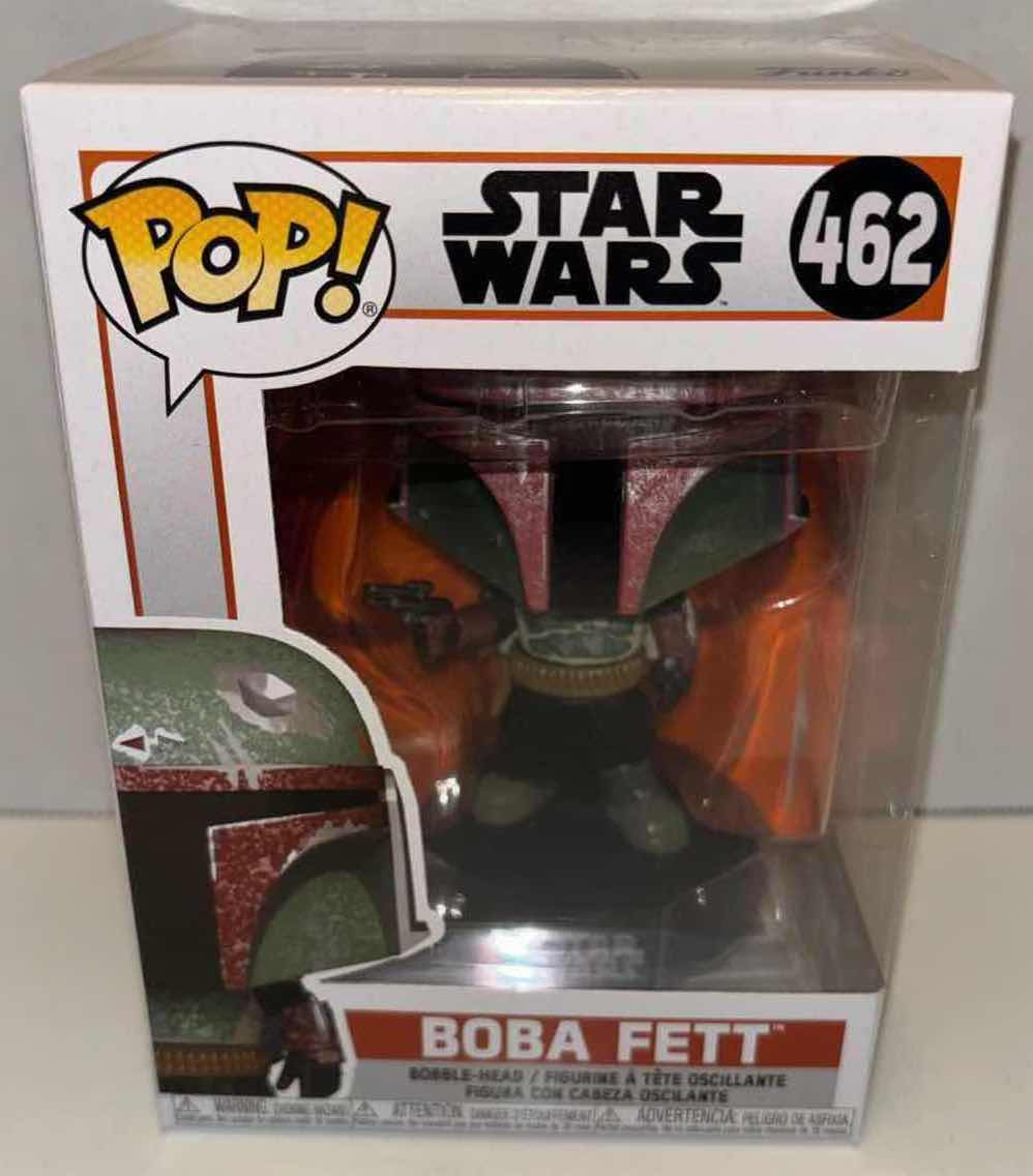 Photo 1 of NEW FUNKO POP! STAR WARS VINYL BOBBLEHEAD, #462 BOBA FETT