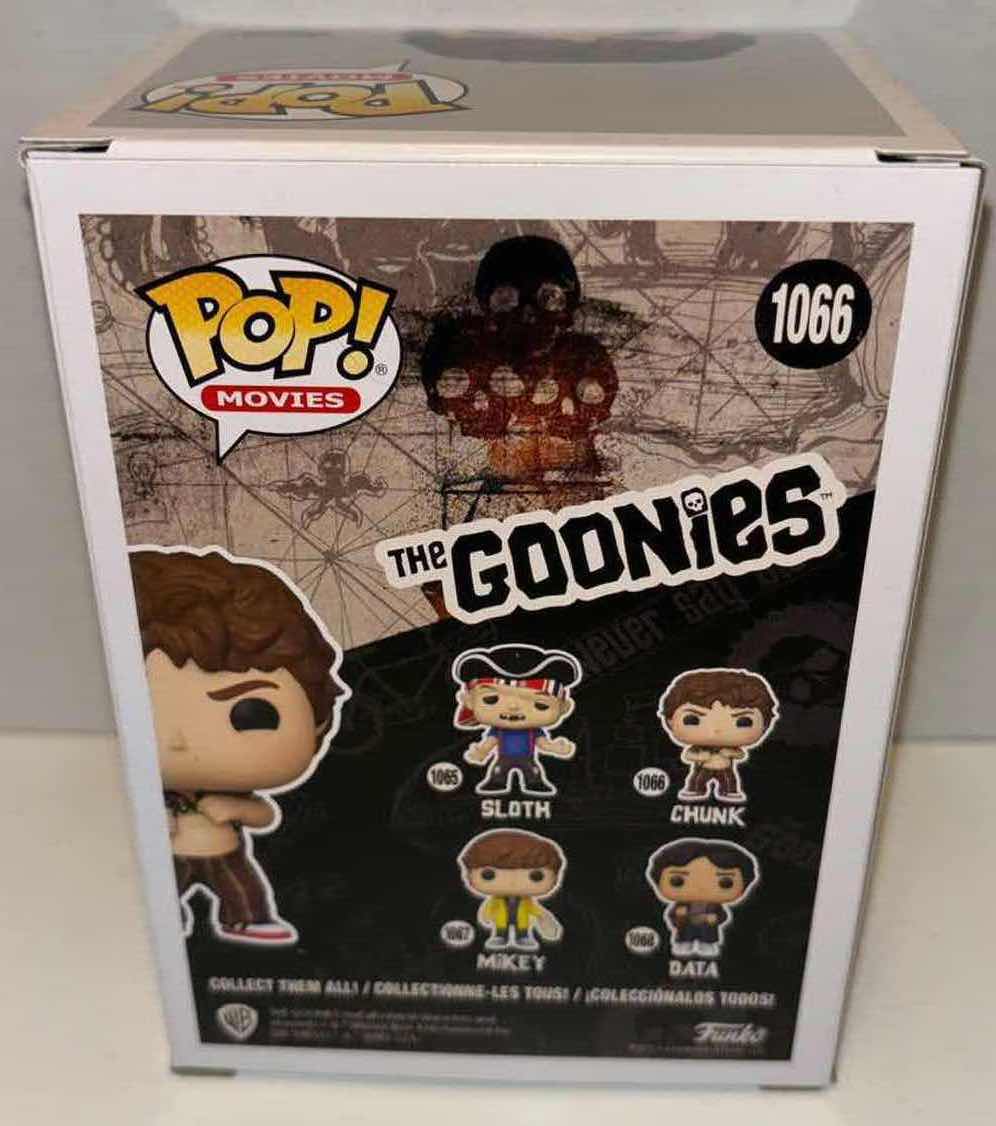 Photo 1 of NEW FUNKO POP! MOVIES VINYL FIGURE, THE GOONIES #1066 CHUNK