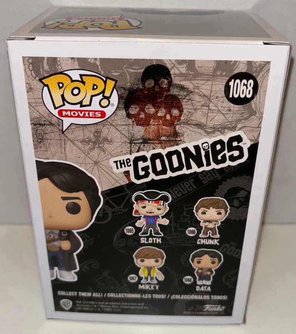 Photo 1 of NEW FUNKO POP! MOVIES VINYL FIGURE, THE GOONIES #1068 DATA