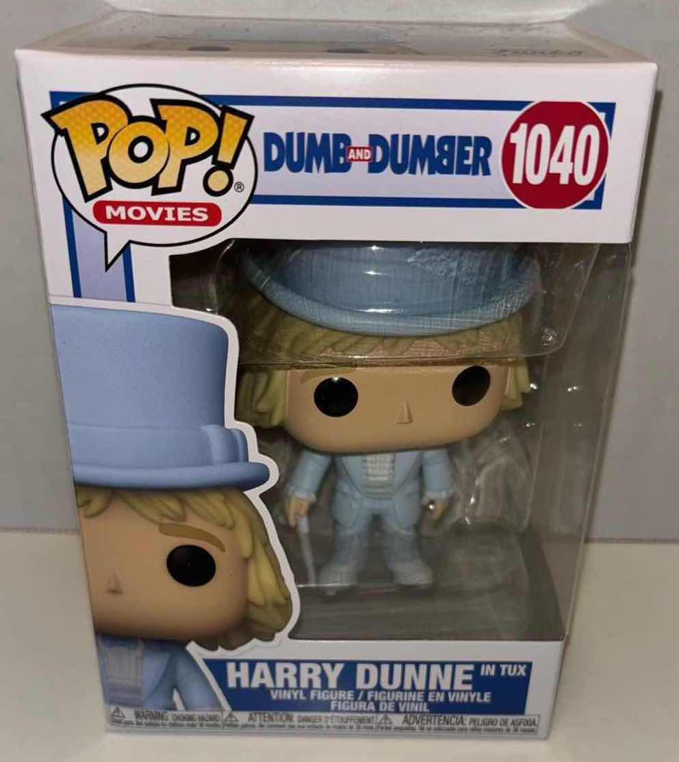 Photo 1 of NEW FUNKO POP! MOVIES VINYL FIGURE, DUMB AND DUMBER #1040 HARRY DUNNE IN TUX