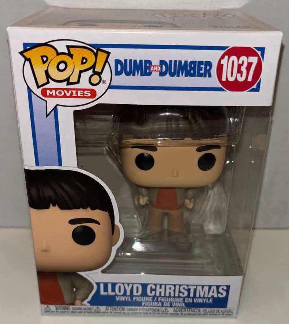 Photo 1 of NEW FUNKO POP! MOVIES VINYL FIGURE, DUMB AND DUMBER #1037 LLOYD CHRISTMAS
