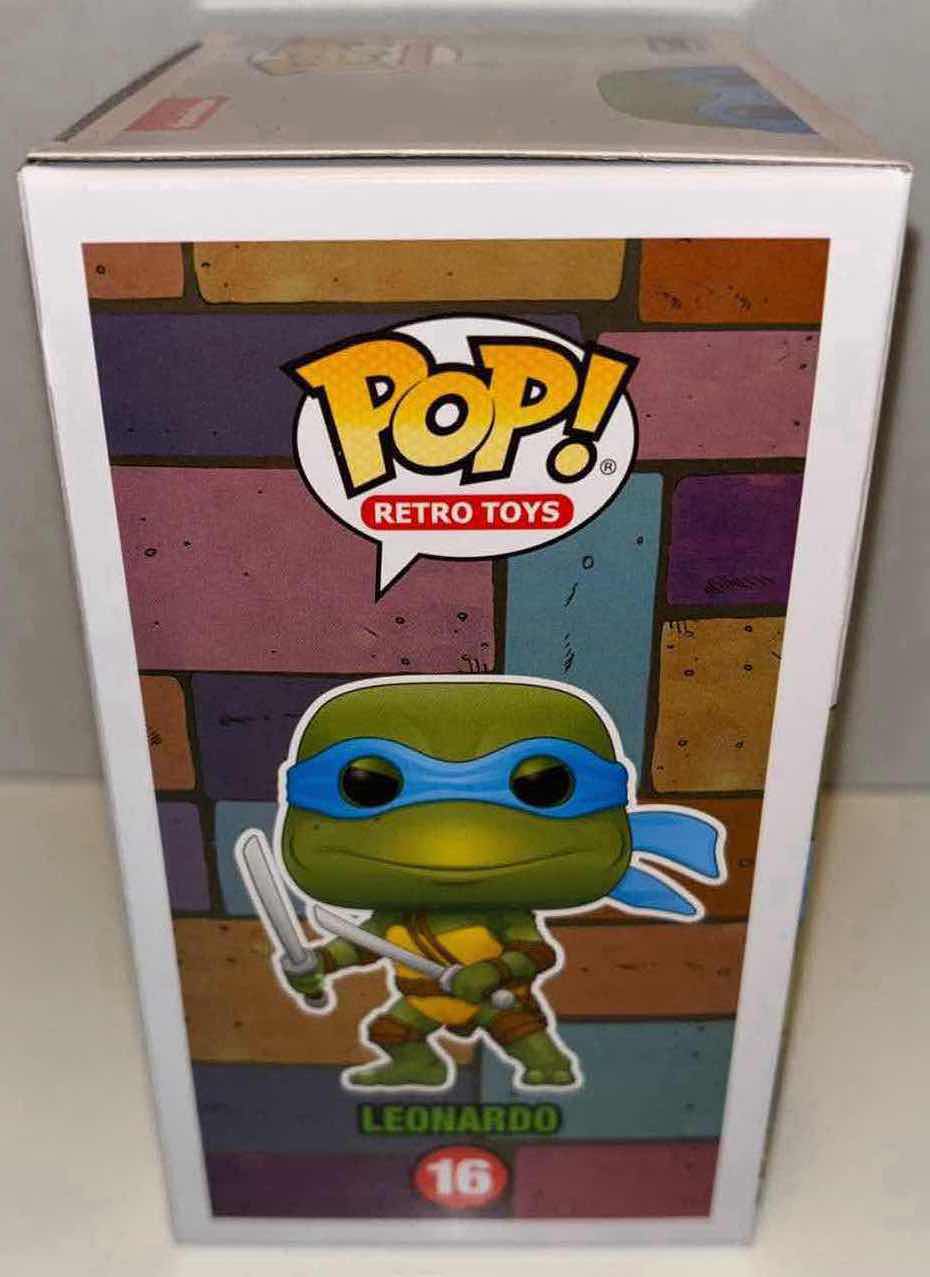 Photo 1 of NEW FUNKO POP! RETRO TOYS VINYL FIGURE, TEENAGE MUTANT NINJA TURTLES #16 “LEONARDO”