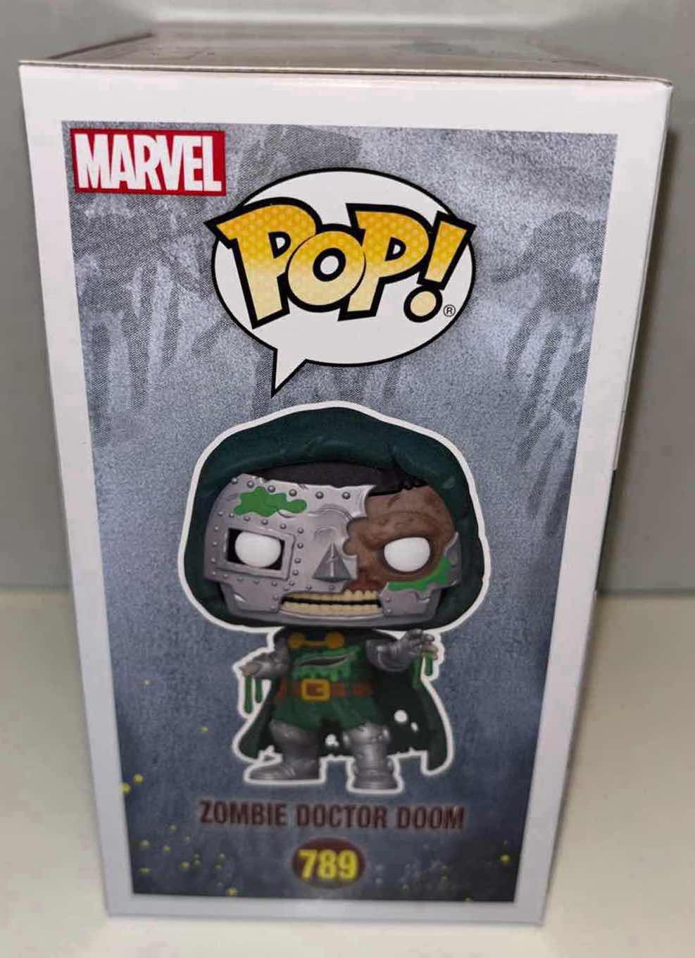 Photo 1 of NEW FUNKO POP! MARVEL ZOMBIES VINYL BOBBLEHEAD FIGURE & POCKET POP! KEYCHAIN, #789 ZOMBIE DOCTOR DOOM & ZOMBIE GAMBIT KEYCHAIN