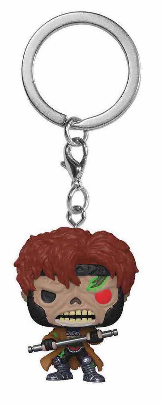 Photo 1 of NEW FUNKO POP! MARVEL ZOMBIES VINYL BOBBLEHEAD FIGURE & POCKET POP! KEYCHAIN, #789 ZOMBIE DOCTOR DOOM & ZOMBIE GAMBIT KEYCHAIN