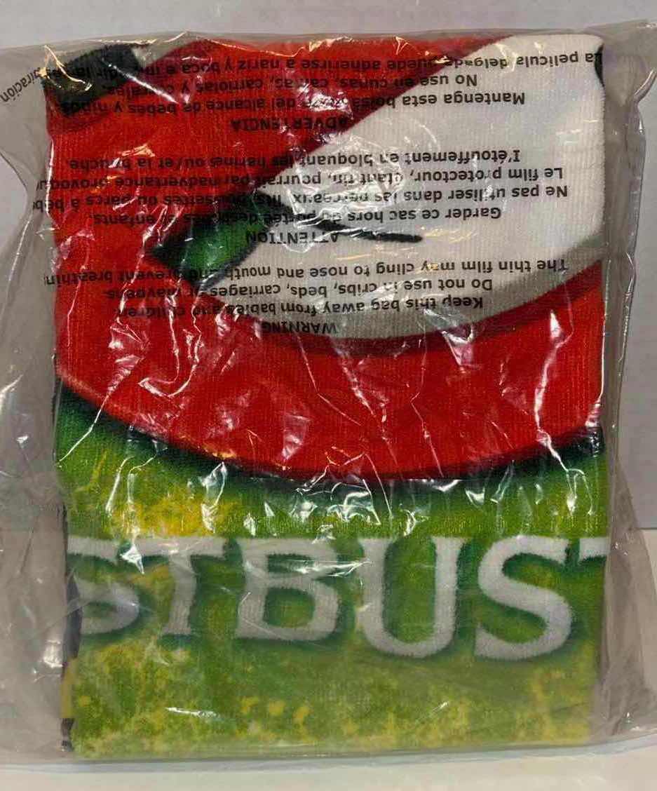 Photo 1 of NEW FACTORY ENTERTAINMENT 24” x 36” MICROFIBER TOWEL, GHOSTBUSTERS ECTO-1