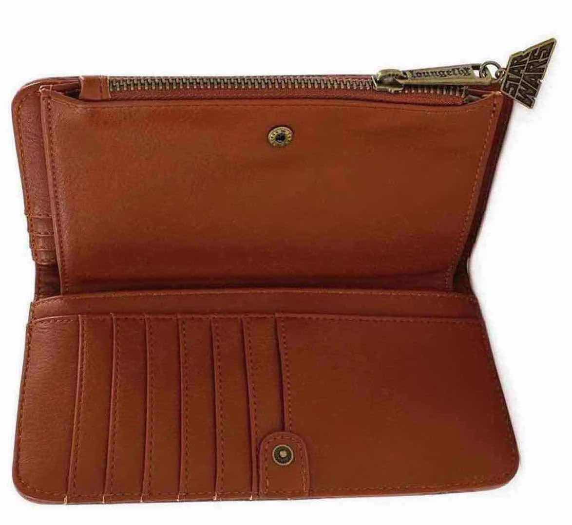 Photo 1 of NEW LOUNGEFLY STAR WARS CREATURE CANTINA MINI FAUX LEATHER BACKPACK W MATCHING BIFOLD WALLET