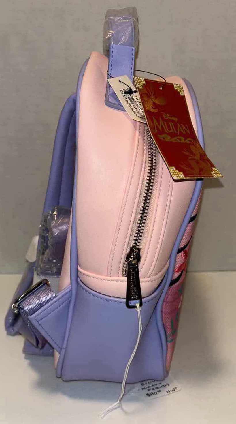 Photo 1 of NEW LOUNGEFLY DISNEY MULAN & FRIENDS MINI FAUX LEATHER/CANVAS BACKPACK & MATCHING COIN PURSE (BOXLUNCH EXCLUSIVE)