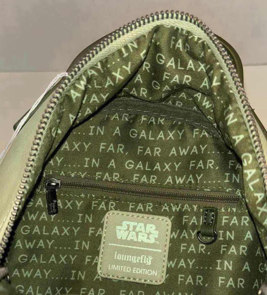 Photo 1 of NEW LOUNGEFLY STAR WARS ENDOR FAUX LEATHER MINI BACKPACK W COIN PURSE