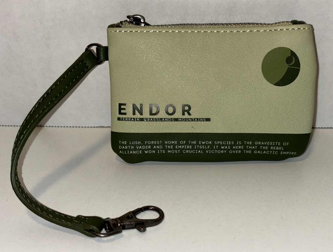 Photo 1 of NEW LOUNGEFLY STAR WARS ENDOR FAUX LEATHER MINI BACKPACK W COIN PURSE