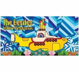 Photo 1 of NEW FACTORY ENTERTAINMENT THE BEATLES YELLOW SUBMARINE 30” x 60” BEACH/BATH TOWEL