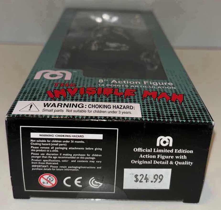 Photo 1 of BRAND NEW MEGO 8” ACTION FIGURE, “THE INVISIBLE MAN ”