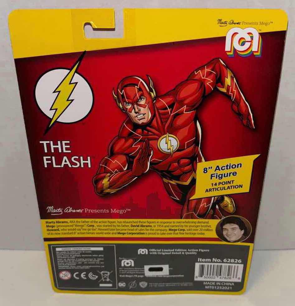 Photo 1 of $18 BRAND NEW MEGO 8” ACTION FIGURE, DC COMICS “THE FLASH”